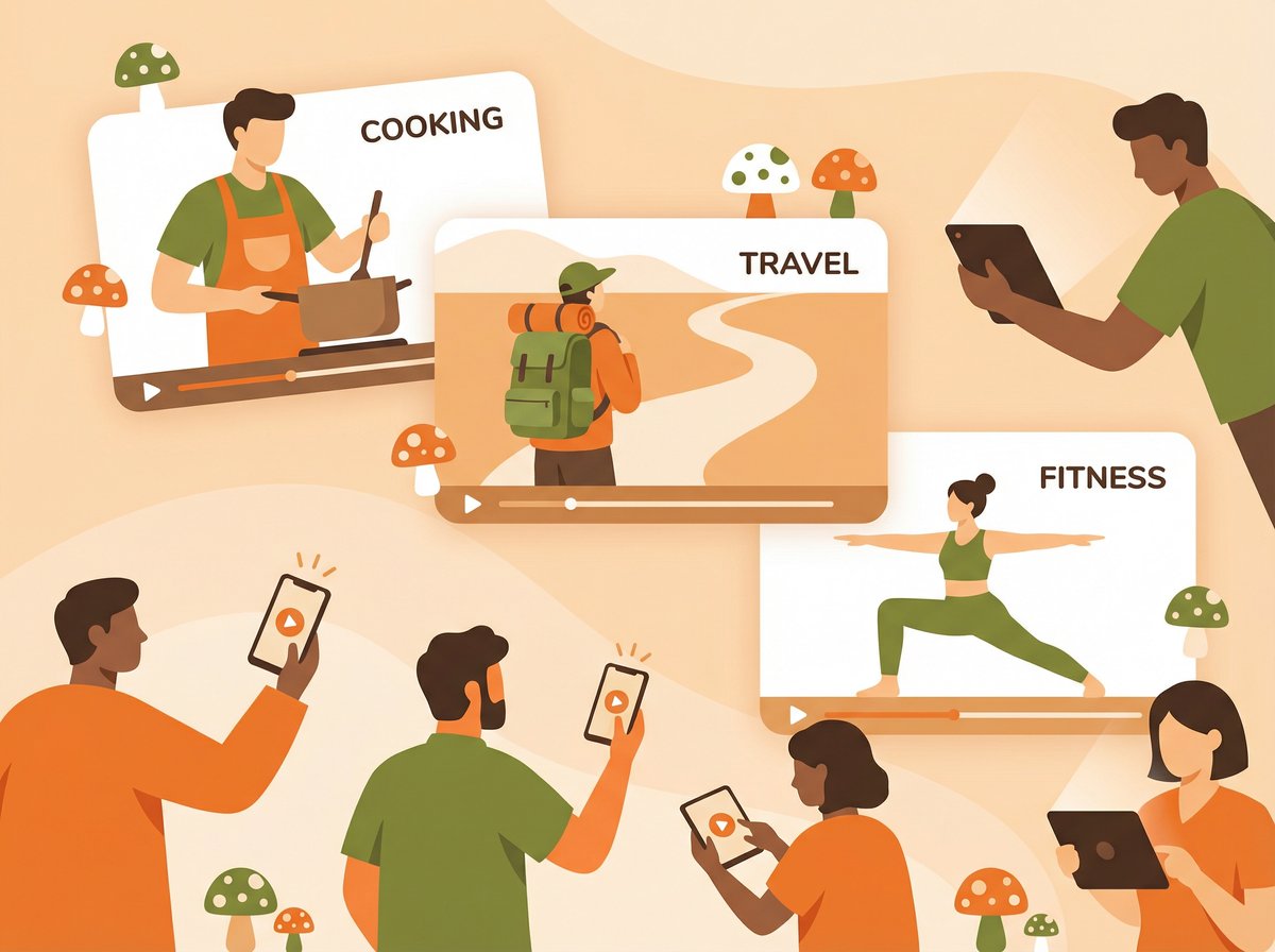 蘑菇视频-生活视频分享场景